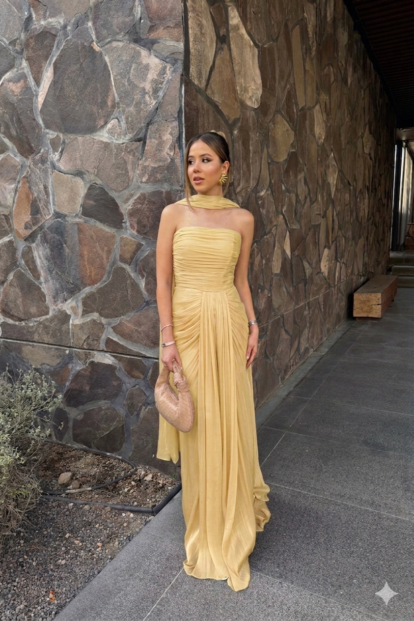 STRAPLESS & CORSET DRESS