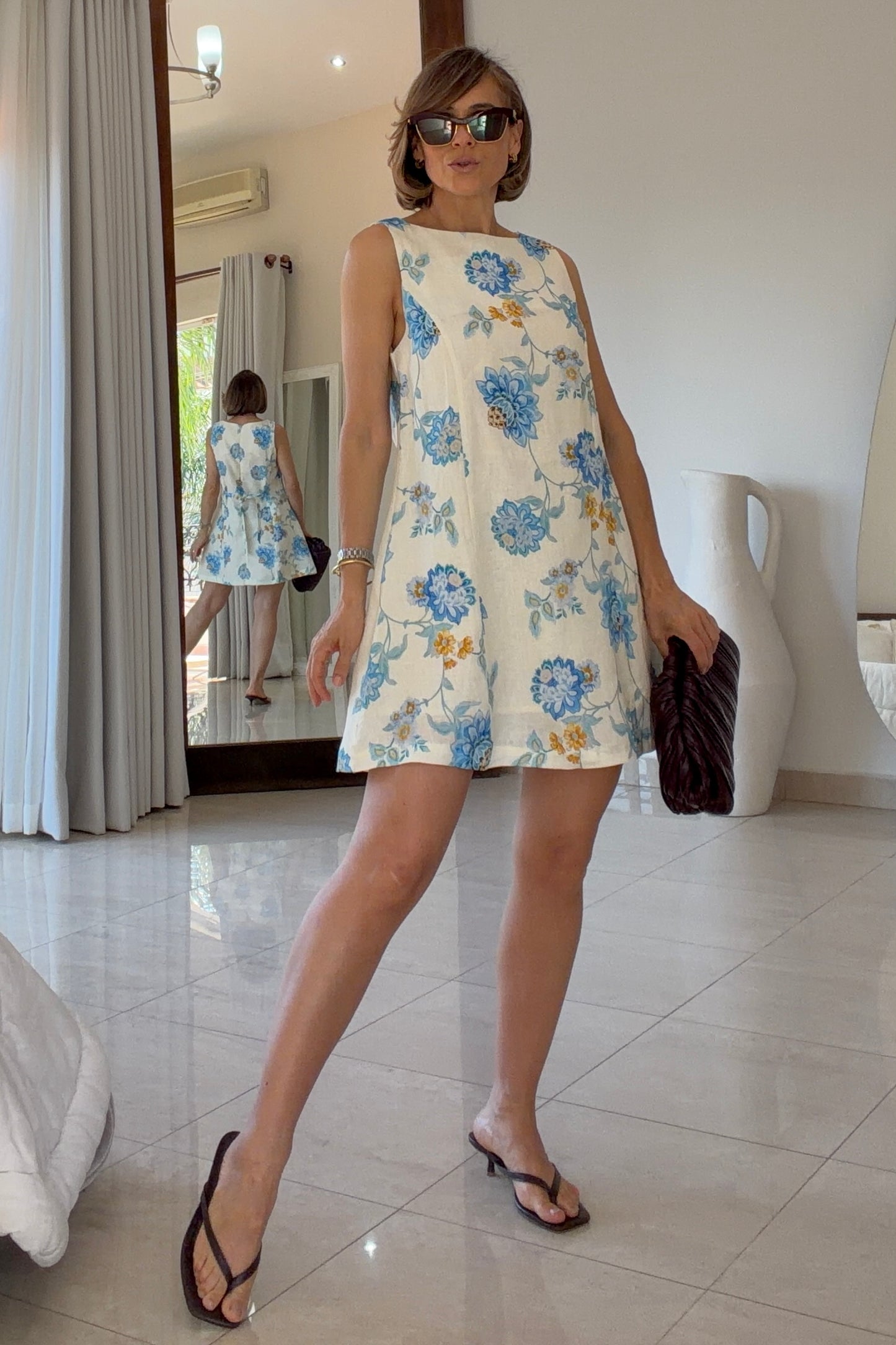 VESTIDO MINI FLORAL