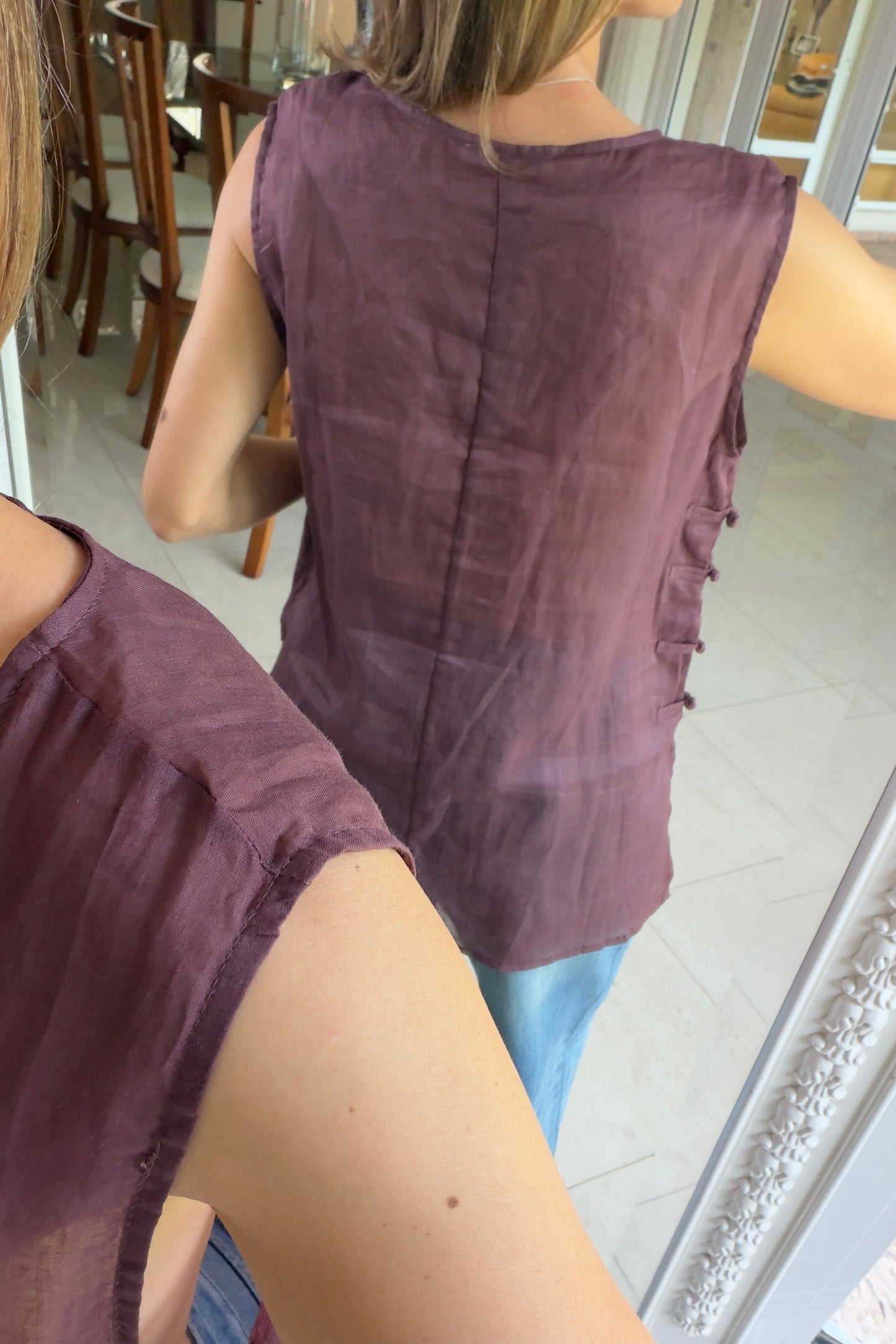 BLUSA DETALLES COSTADOS