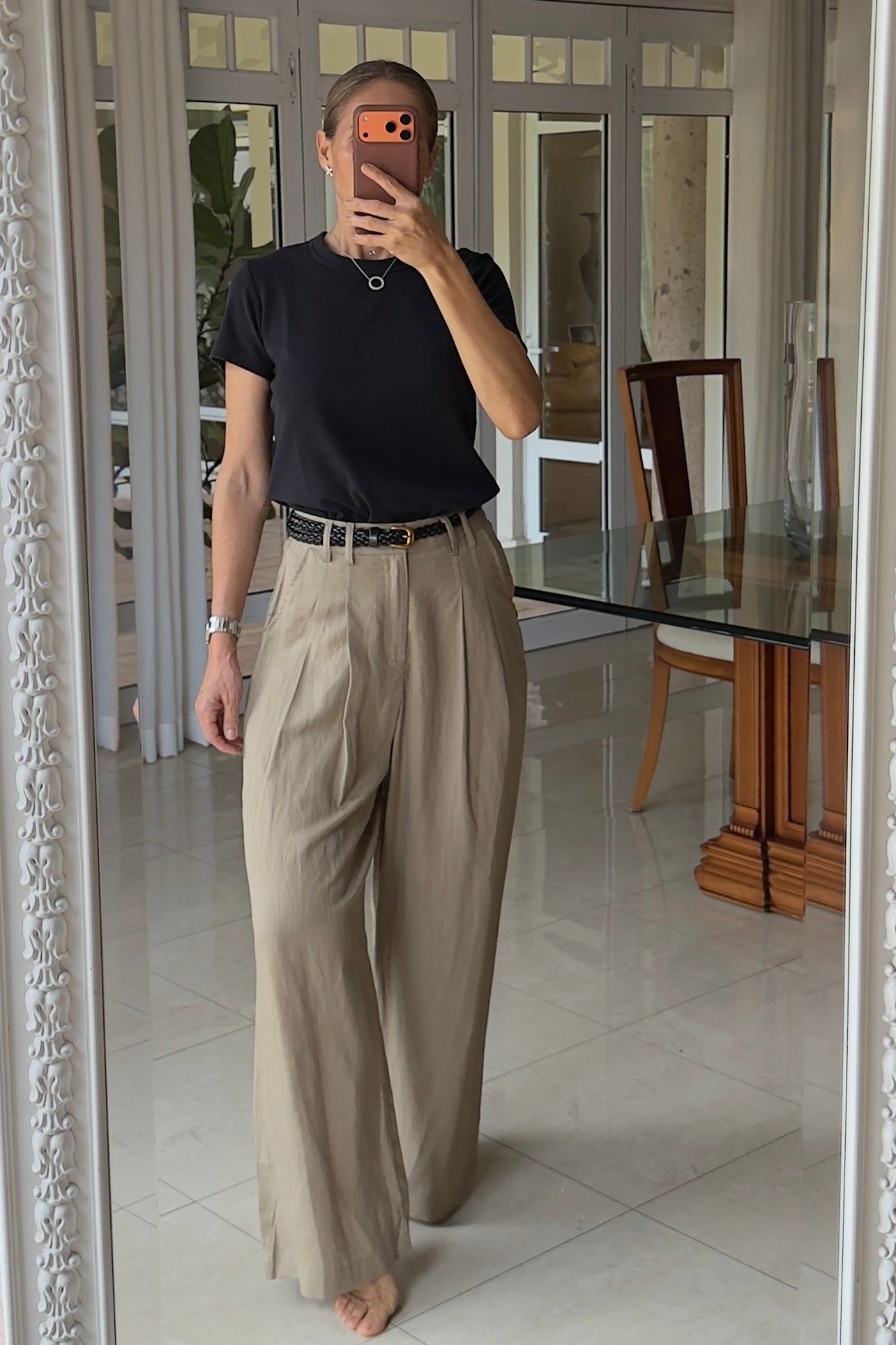 PANTALÓN CINTÓ TRENZADO