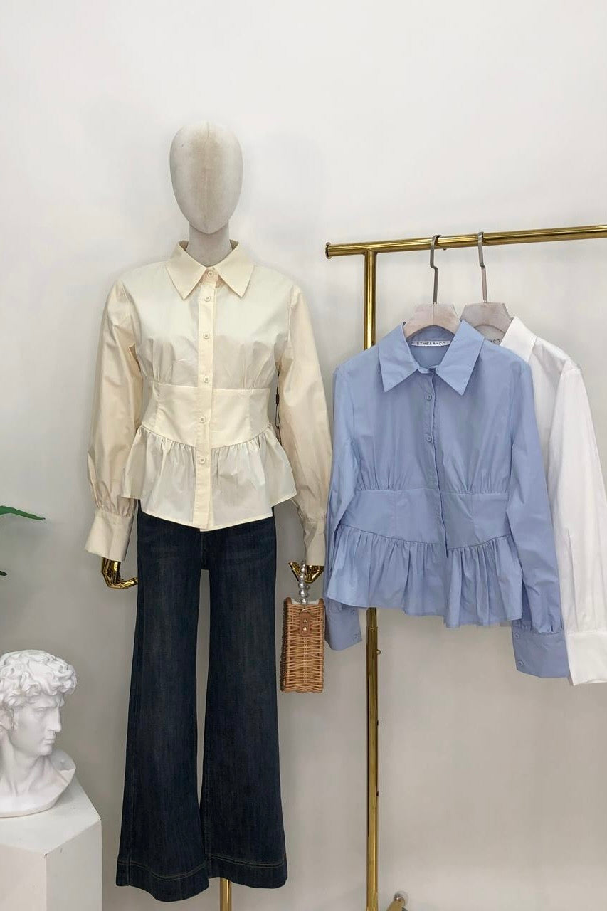 BLUSA CINTURA AJUSTADA