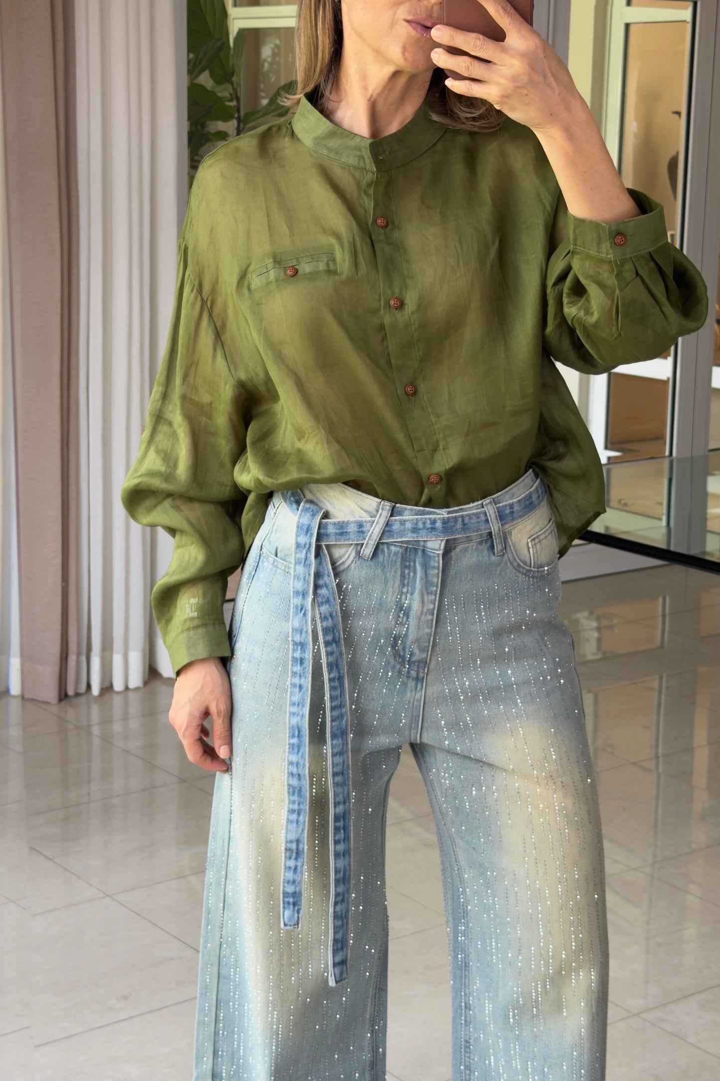 BLUSA TRASLUCIDA