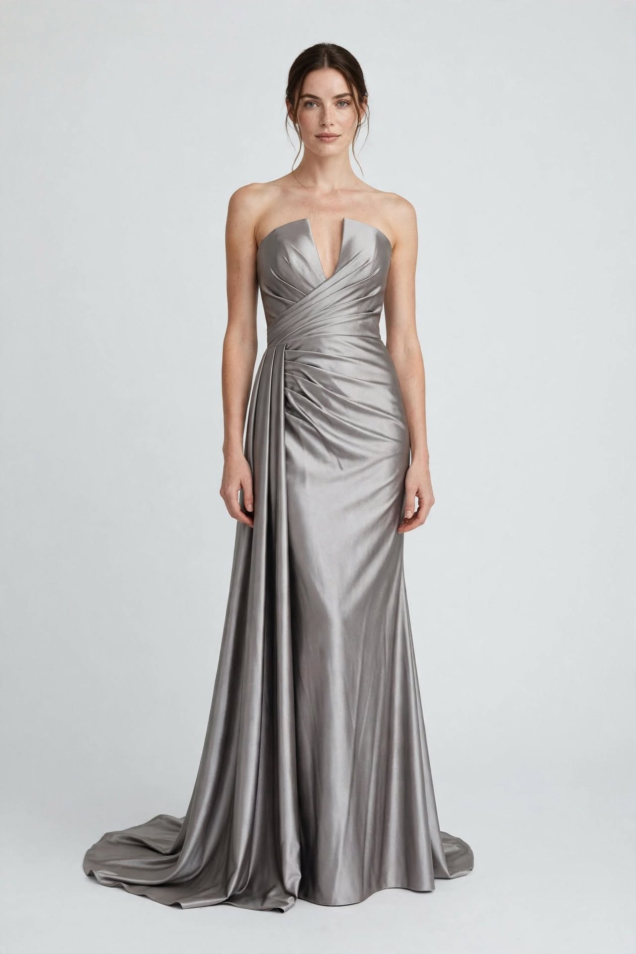 VESTIDO DETALLES PLISADOS