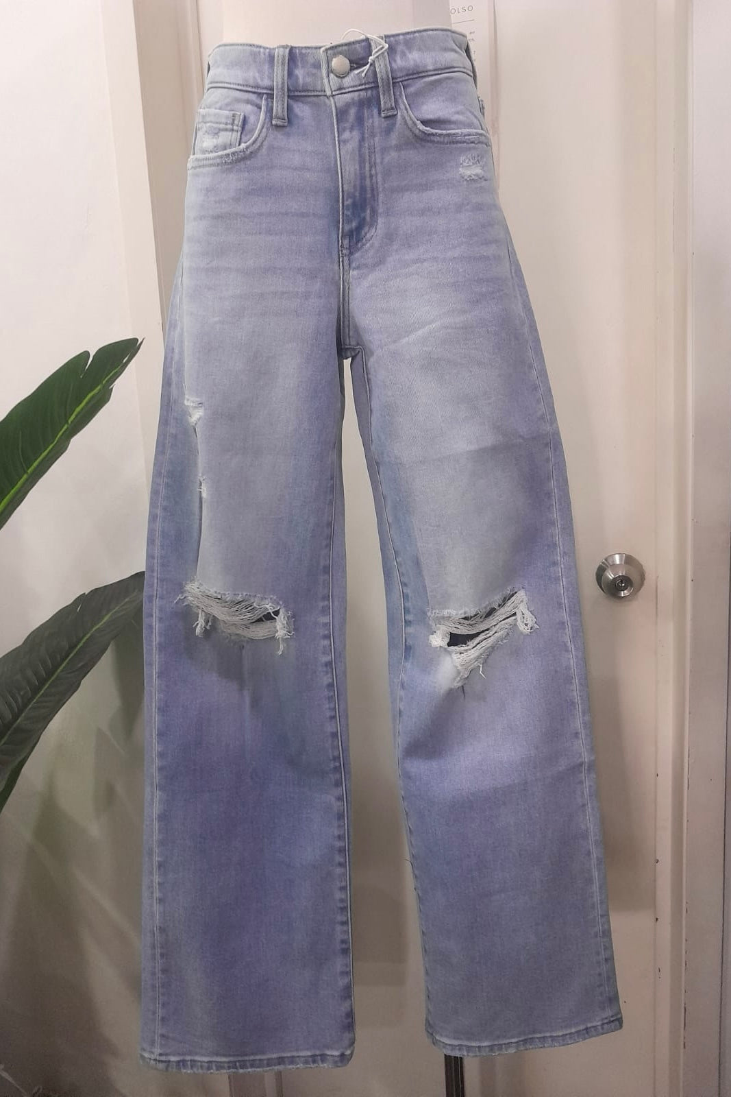 HIGH RISE WIDE LEG JEANS