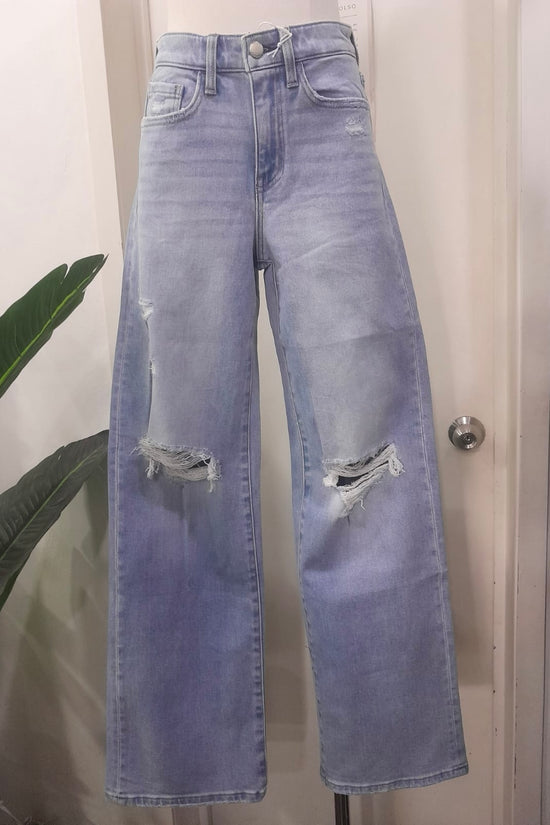 HIGH RISE WIDE LEG JEANS