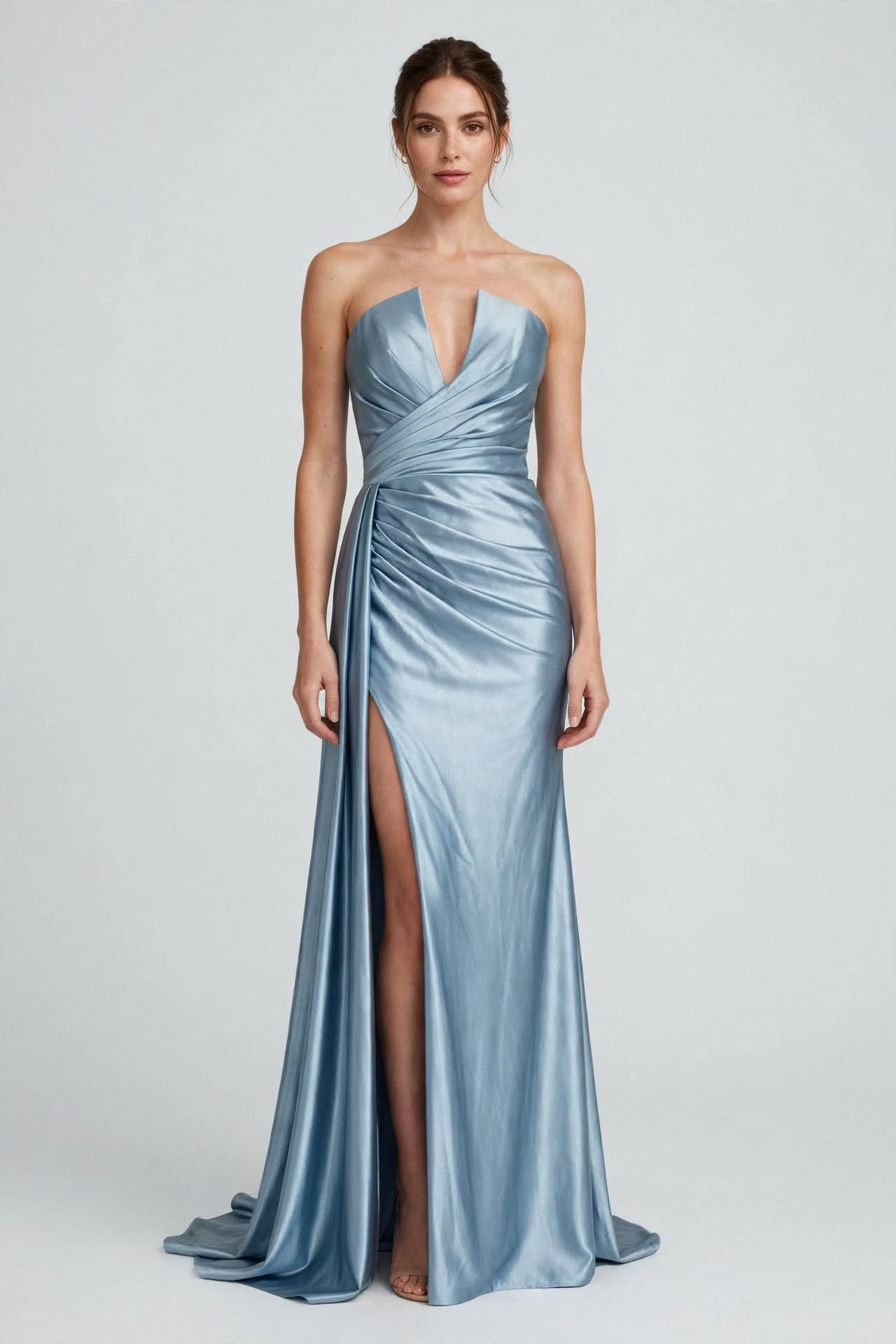 VESTIDO DETALLES PLISADOS