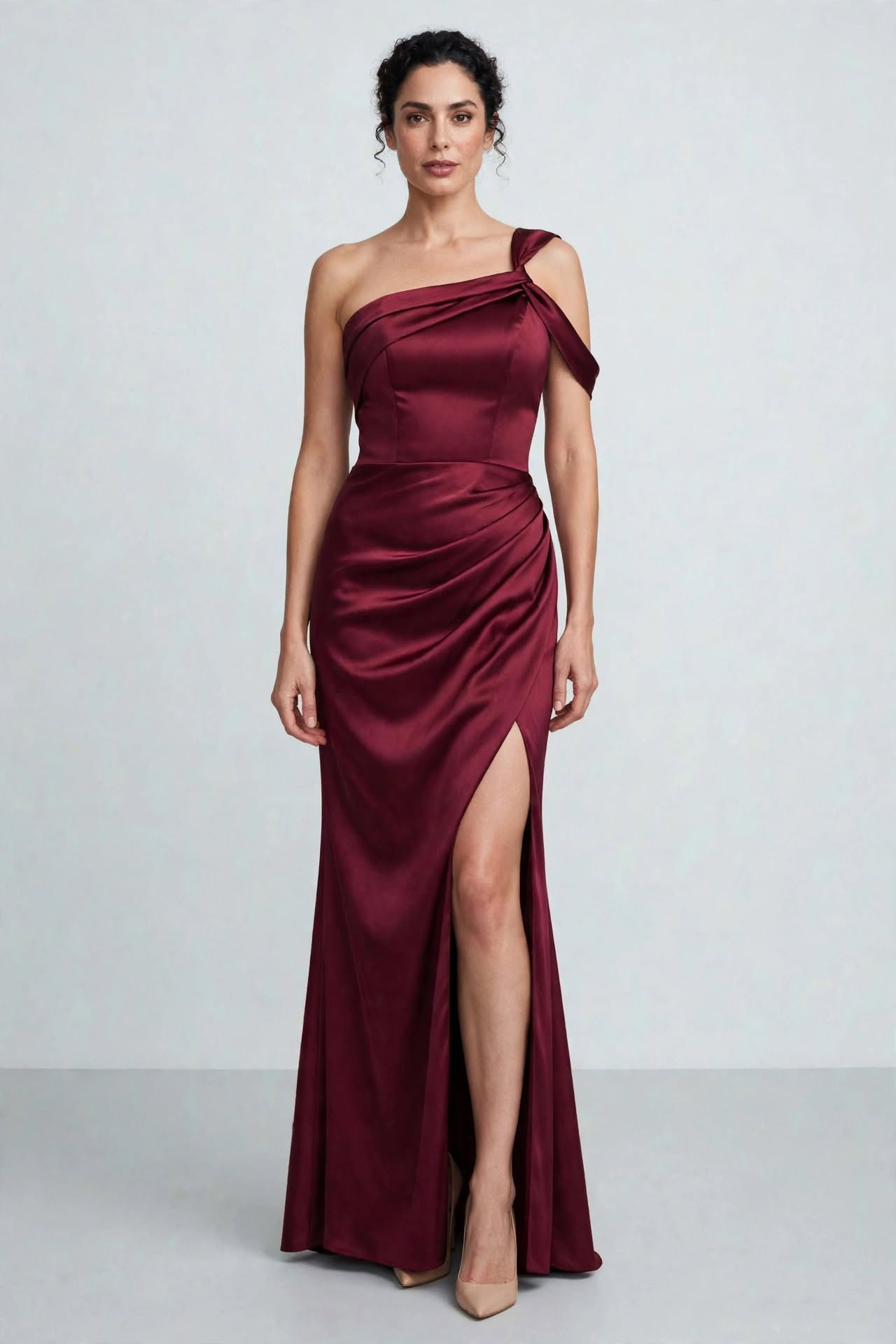 VESTIDO TIRANTE ASIMÉTRICO