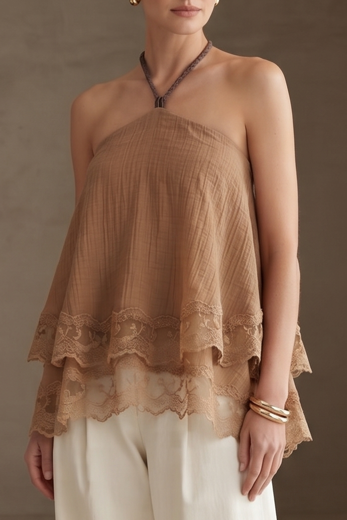 BLUSA CAPAS & ENCAJE