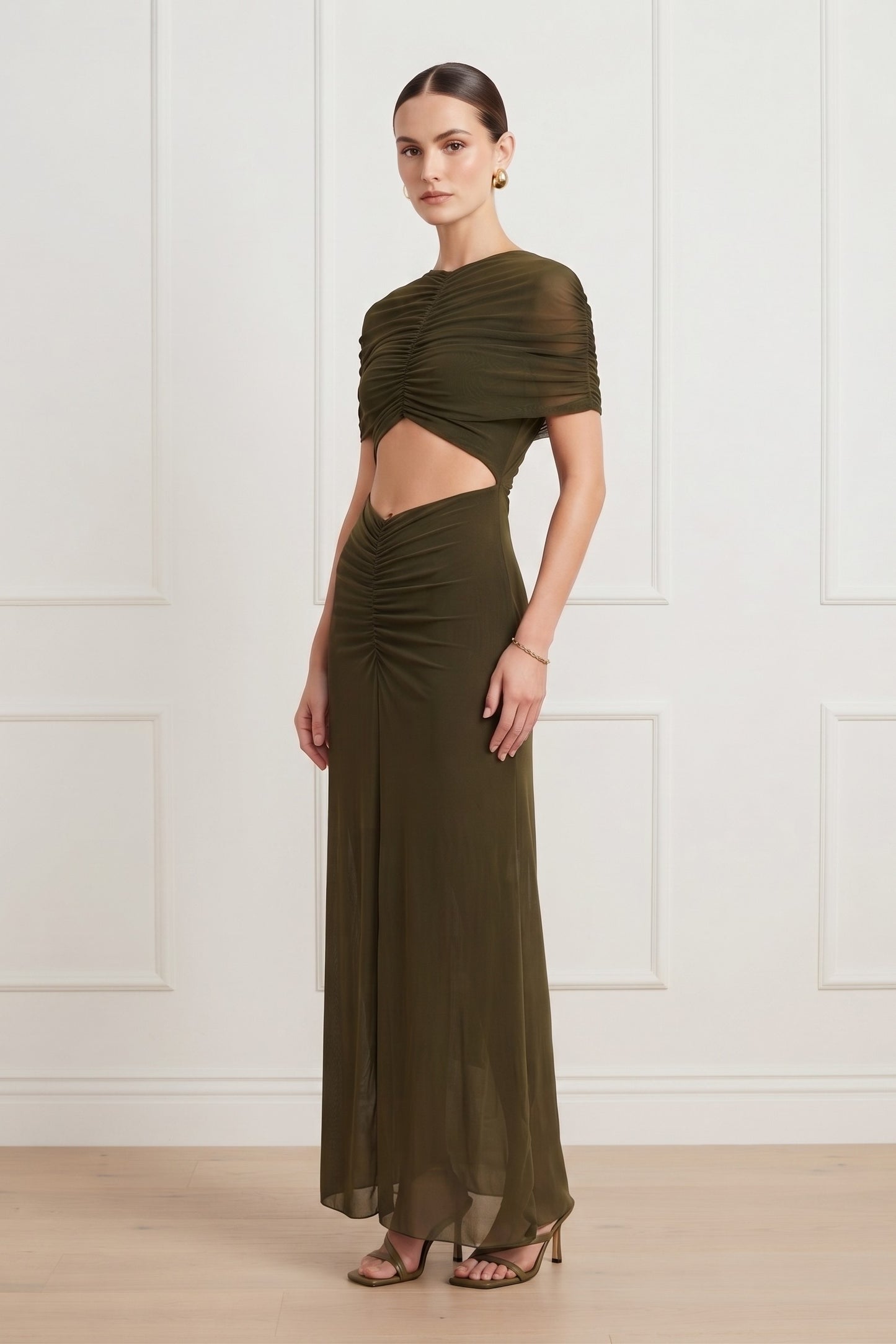 VESTIDO MESH CUT OUT