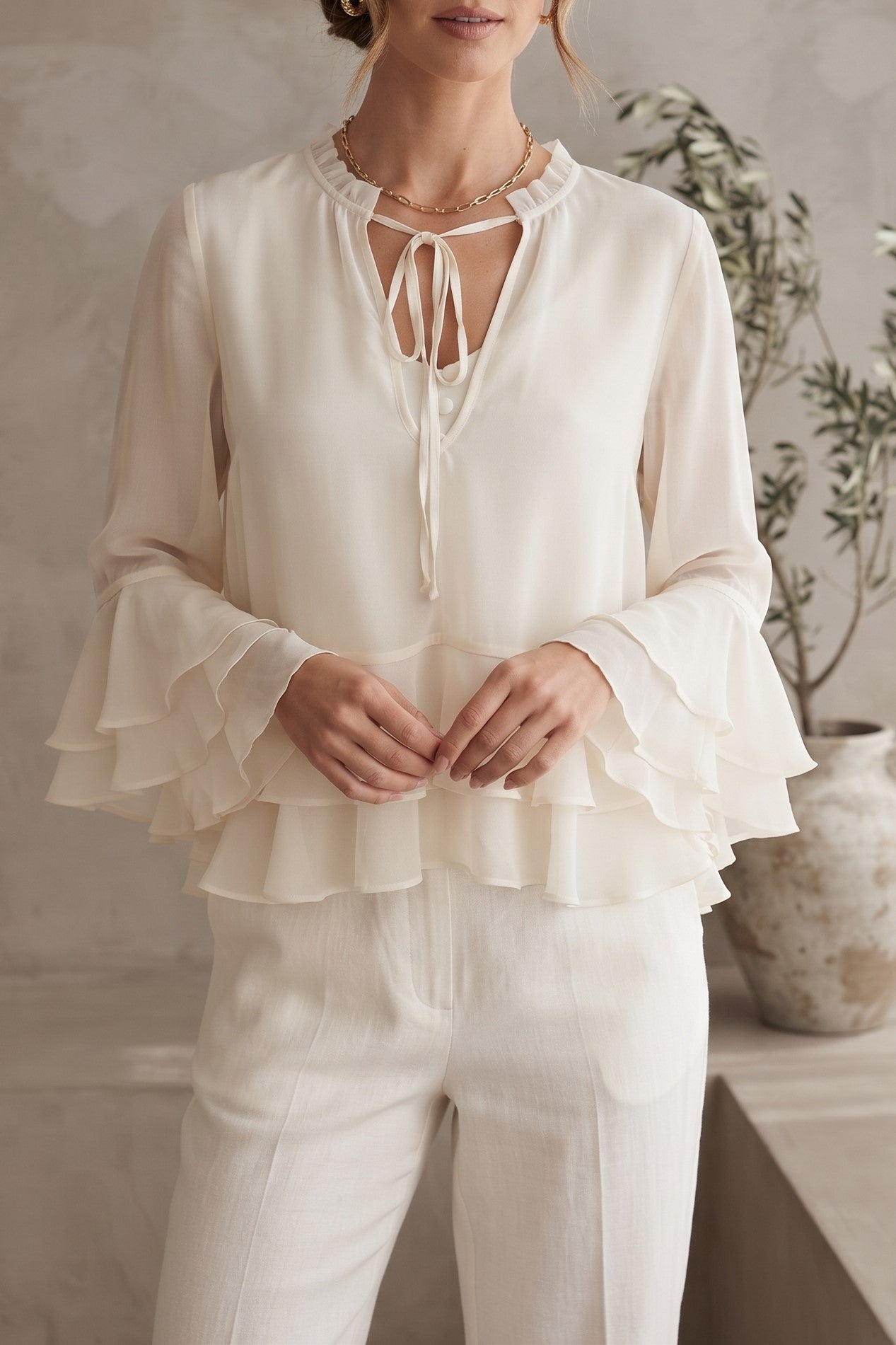BLUSA VOLANTES