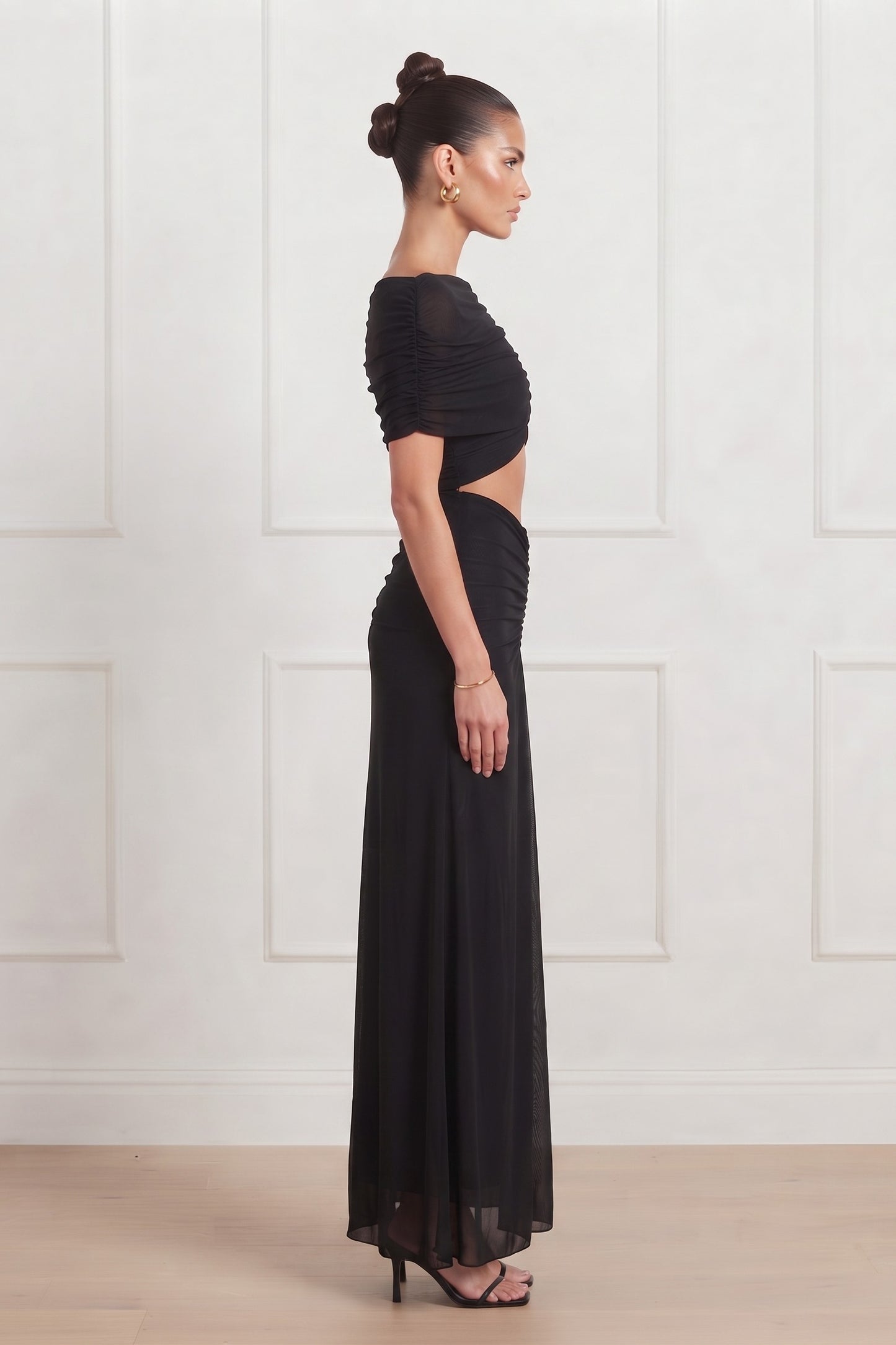 VESTIDO MESH CUT OUT