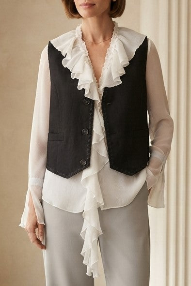 VEST UNICOLOR