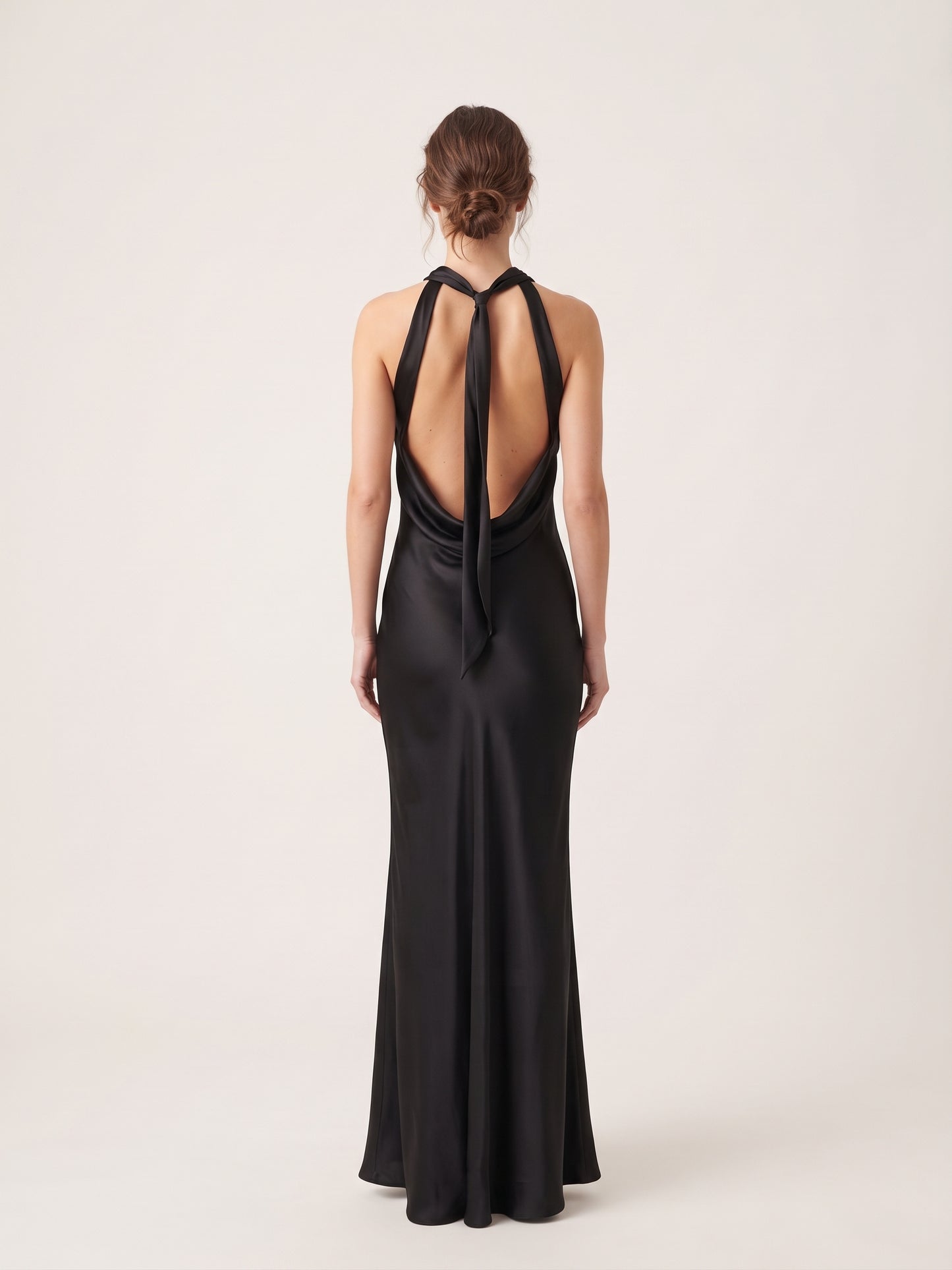 VESTIDO DRAPEADO ESPALDA