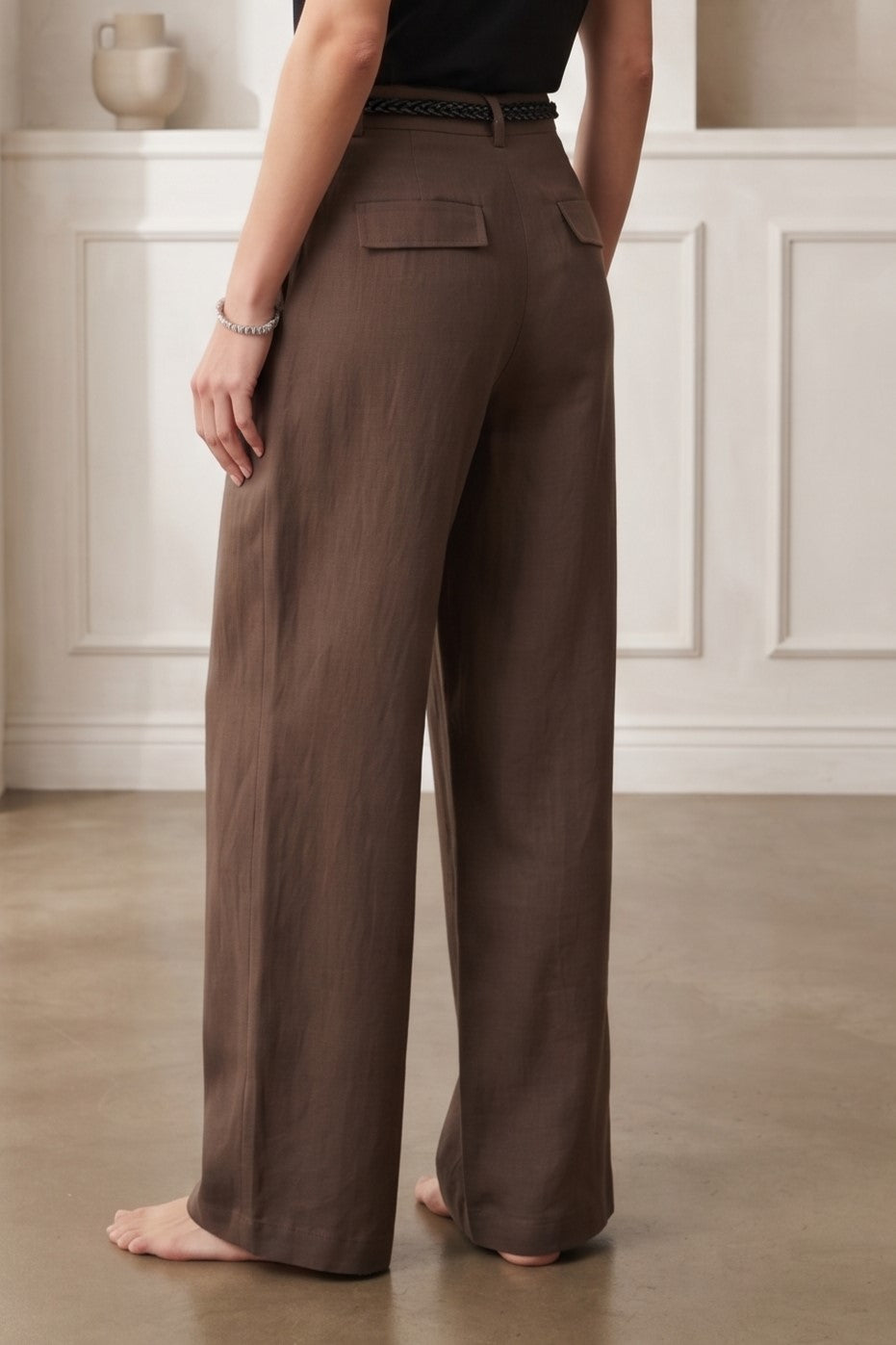 PANTALÓN CINTÓ TRENZADO