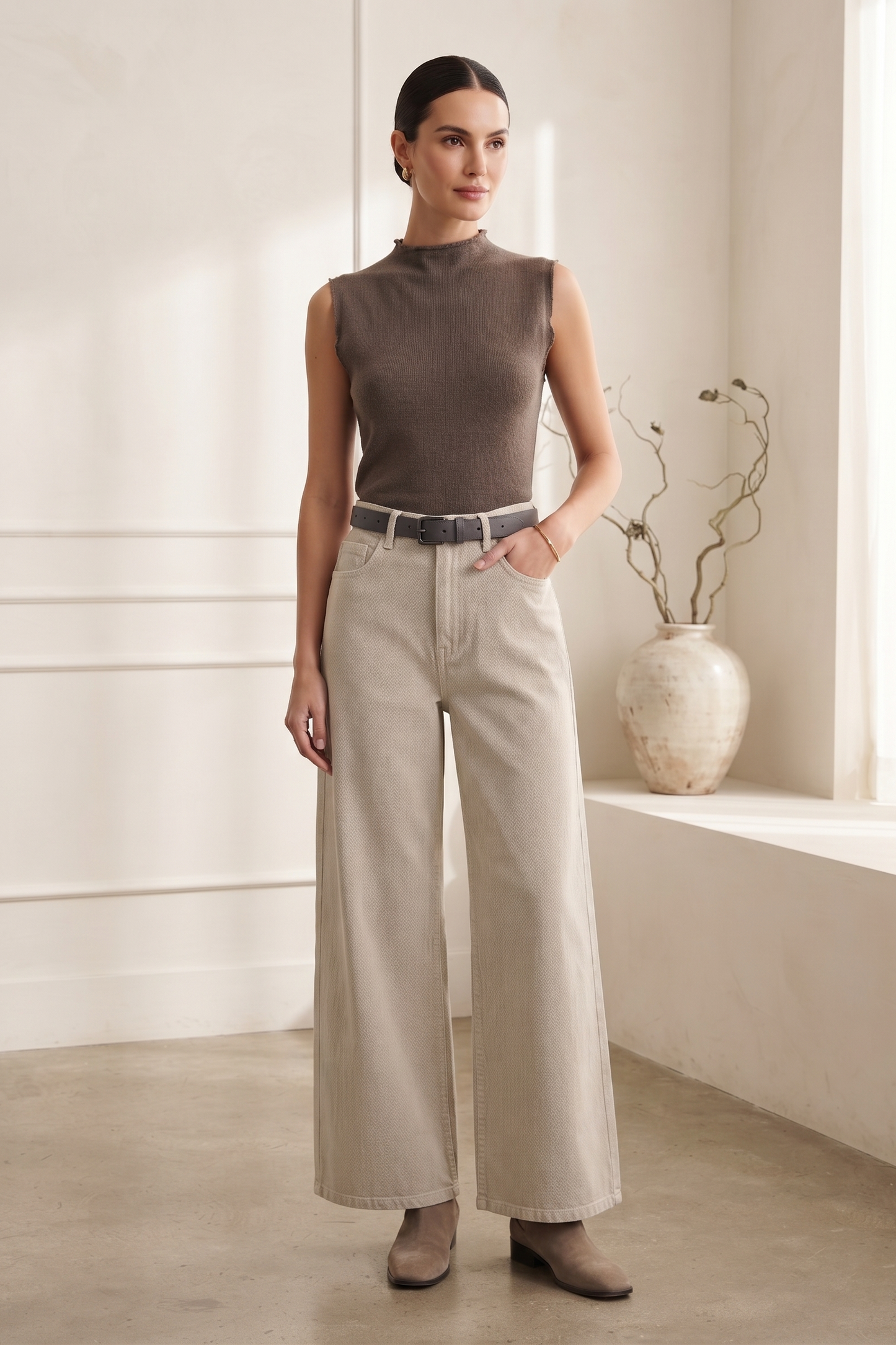 JEANS TEXTURA & CINTO