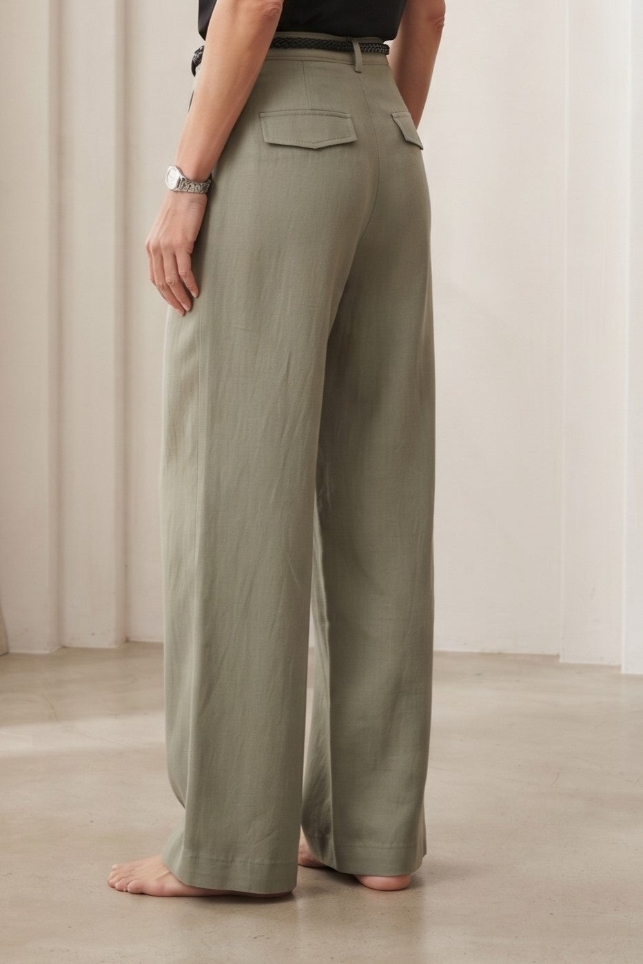 PANTALÓN CINTÓ TRENZADO