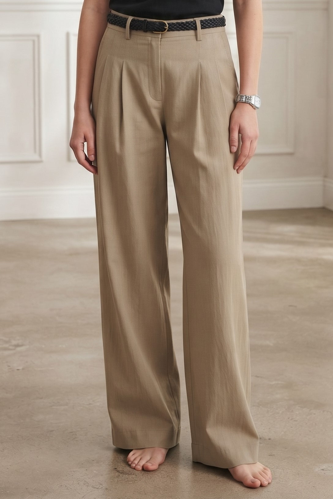PANTALÓN CINTÓ TRENZADO