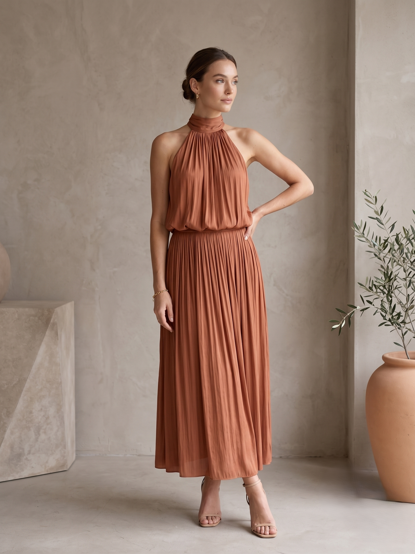 VESTIDO HALTER