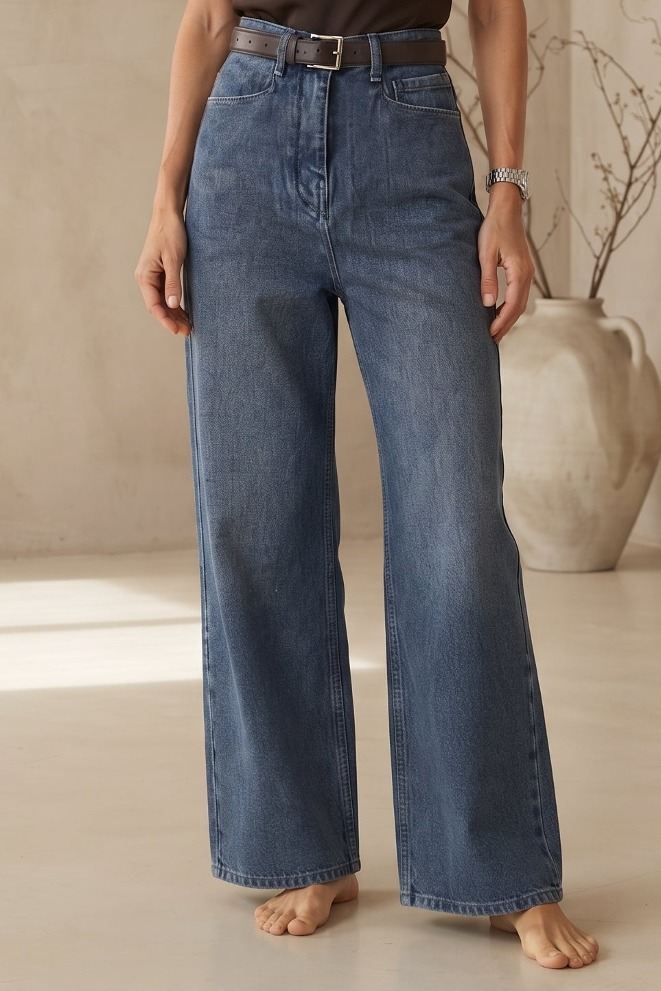 JEANS TEXTURA & CINTO