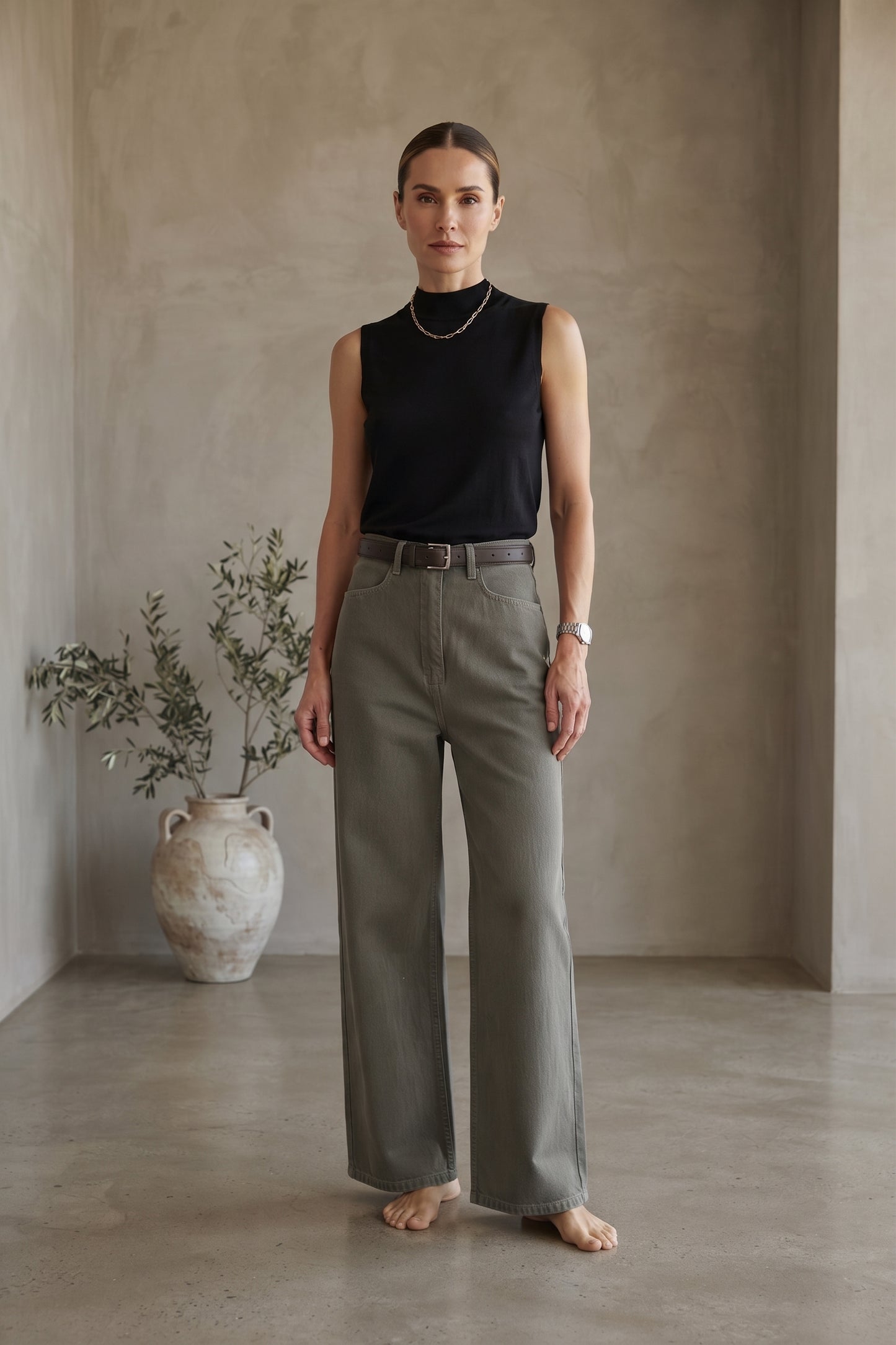 JEANS TEXTURA & CINTO