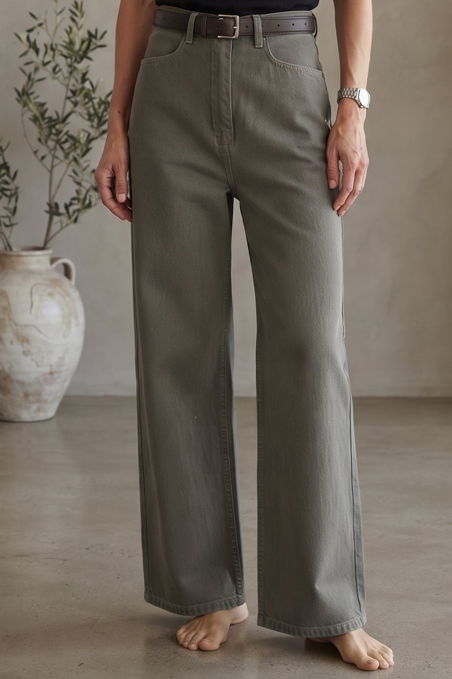 JEANS TEXTURA & CINTO