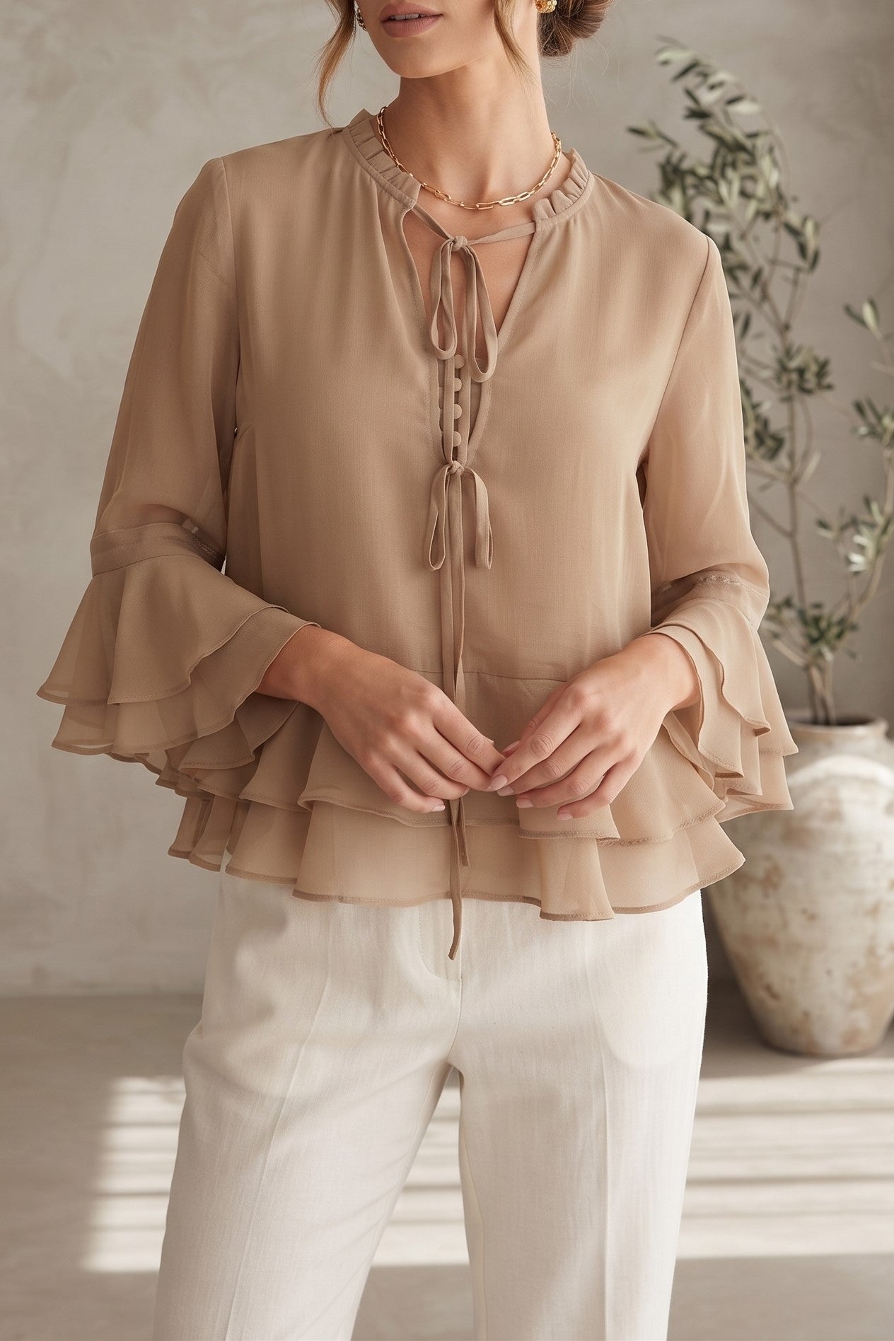 BLUSA VOLANTES