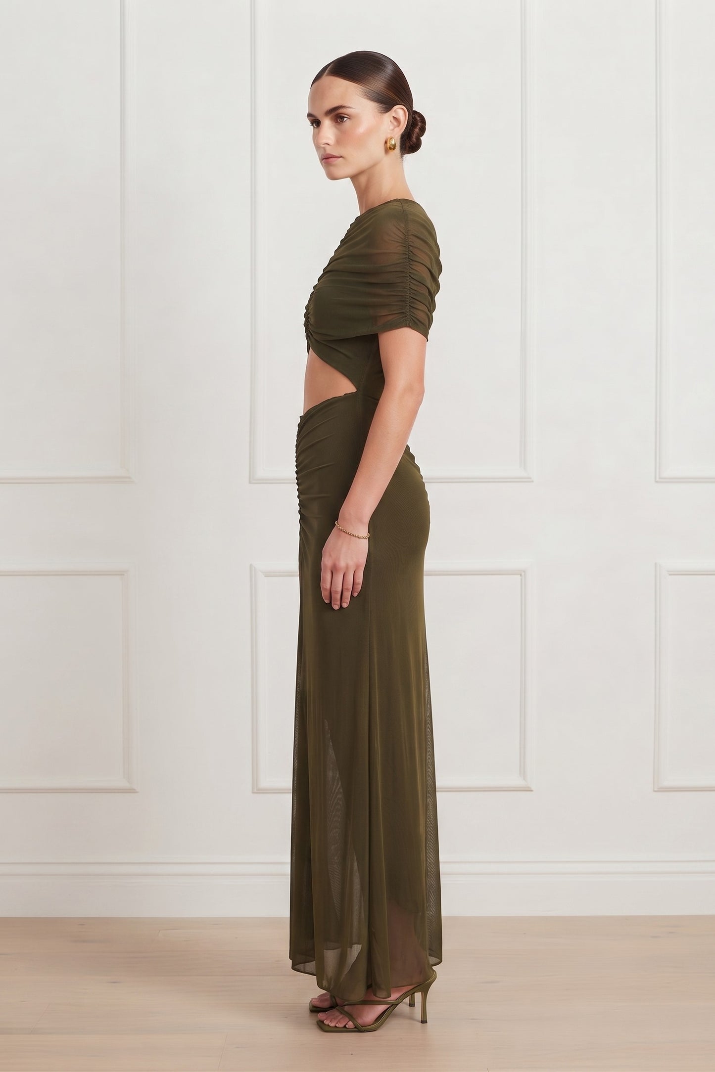 VESTIDO MESH CUT OUT