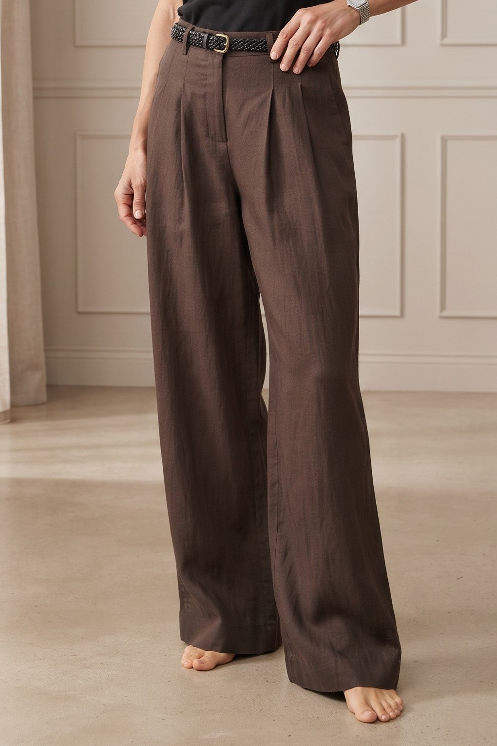 PANTALÓN CINTÓ TRENZADO