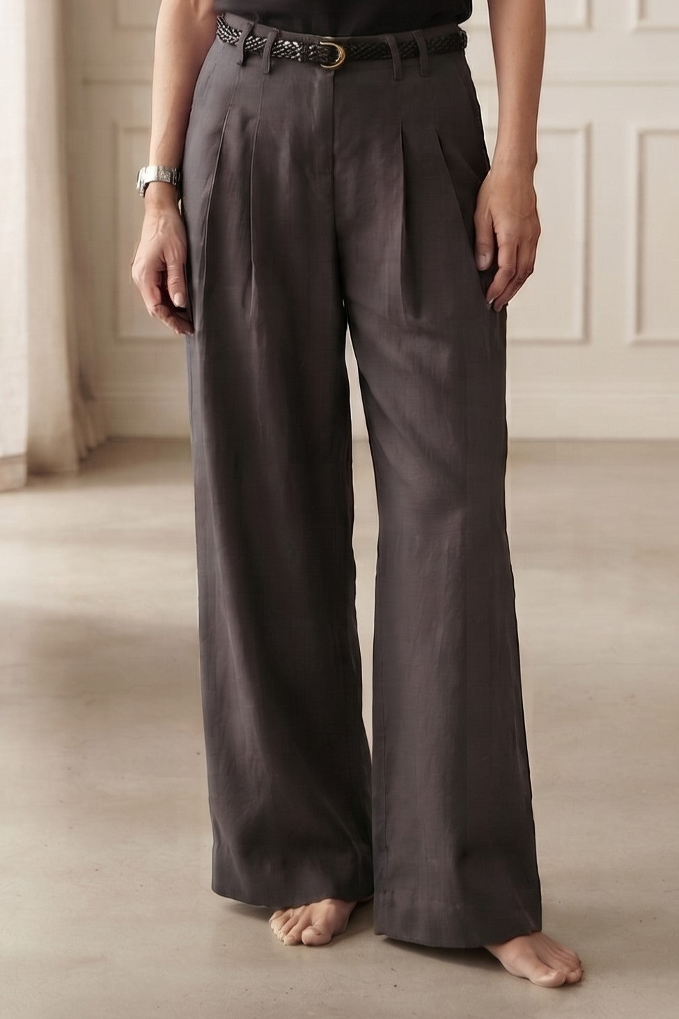 PANTALÓN CINTÓ TRENZADO