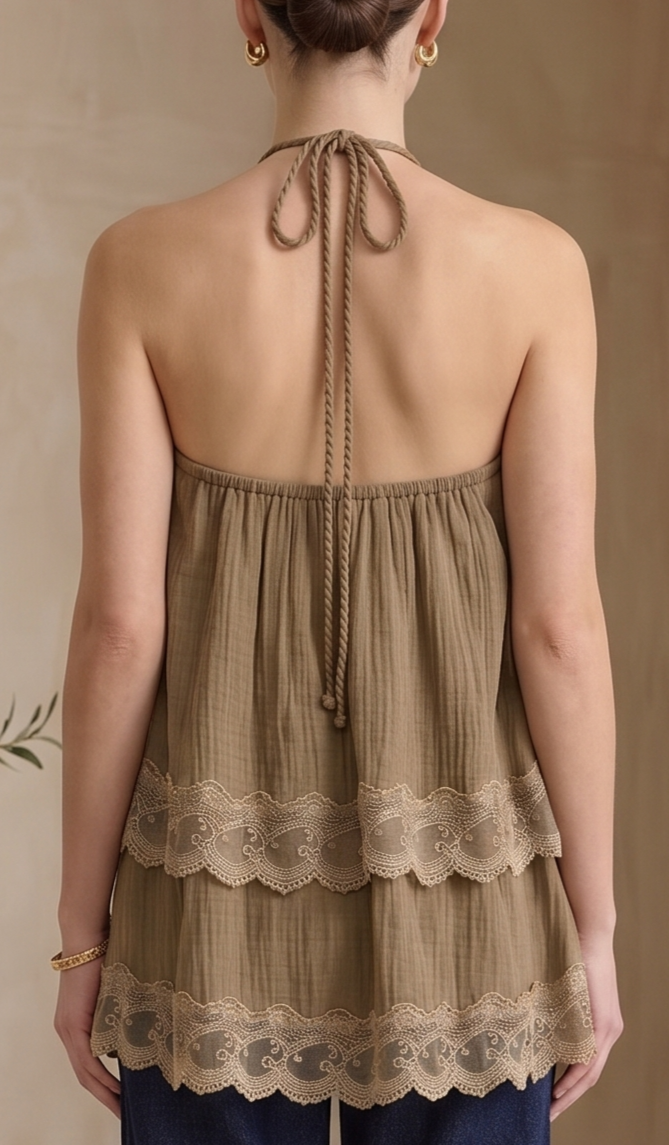 BLUSA CAPAS & ENCAJE