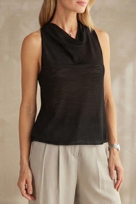 BLUSA CUELLO DRAPEADO