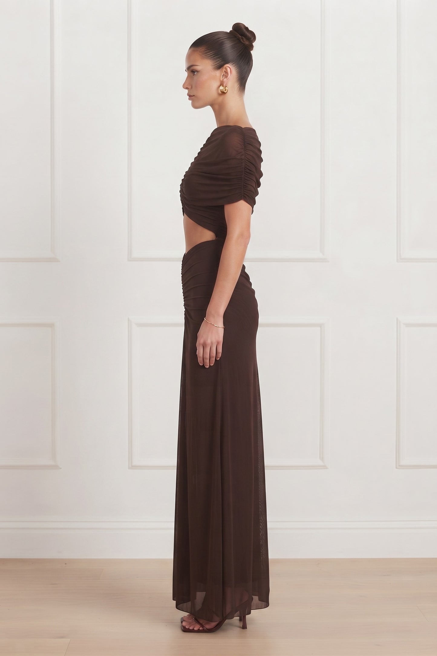 VESTIDO MESH CUT OUT