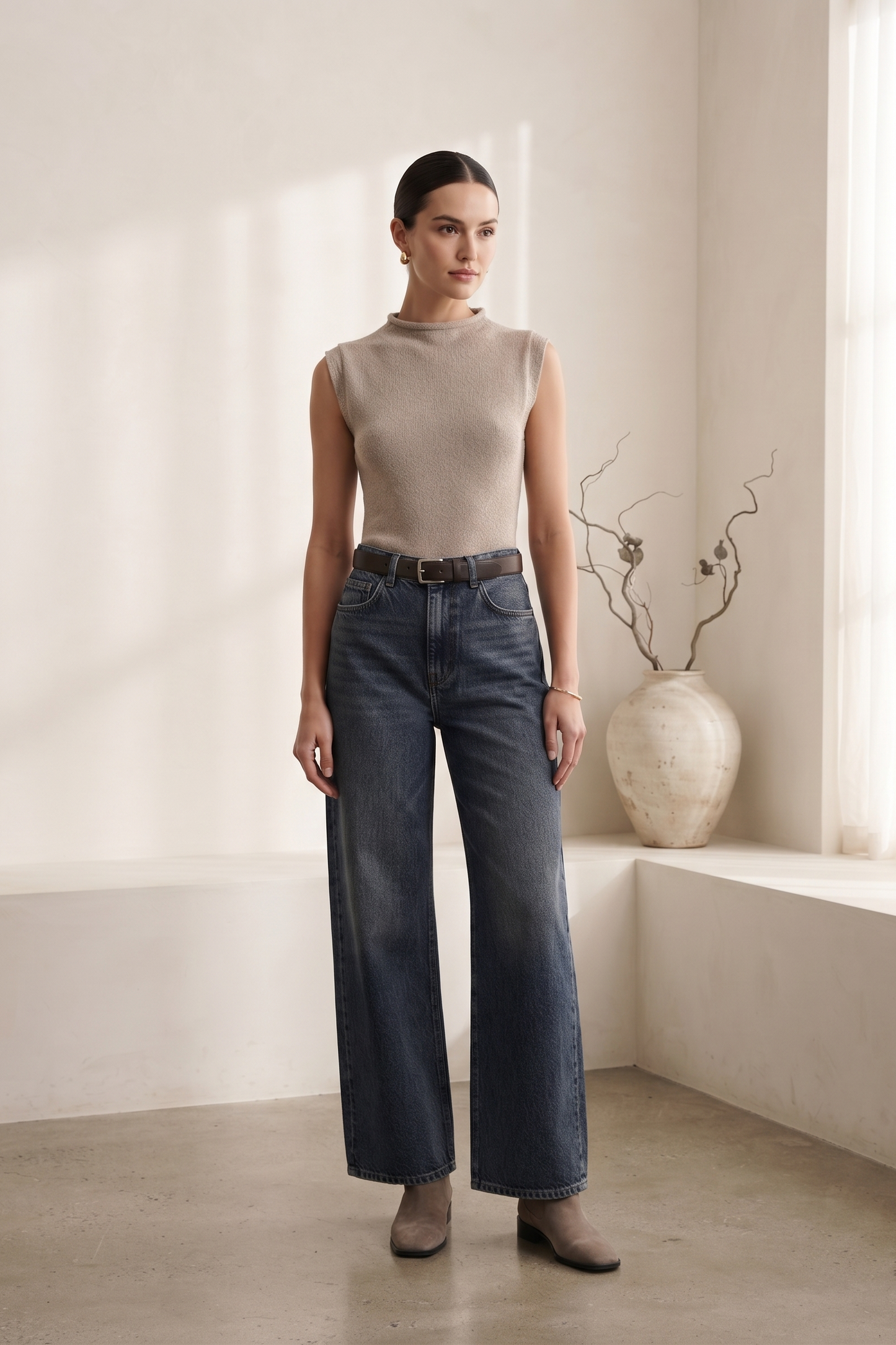 JEANS TEXTURA & CINTO