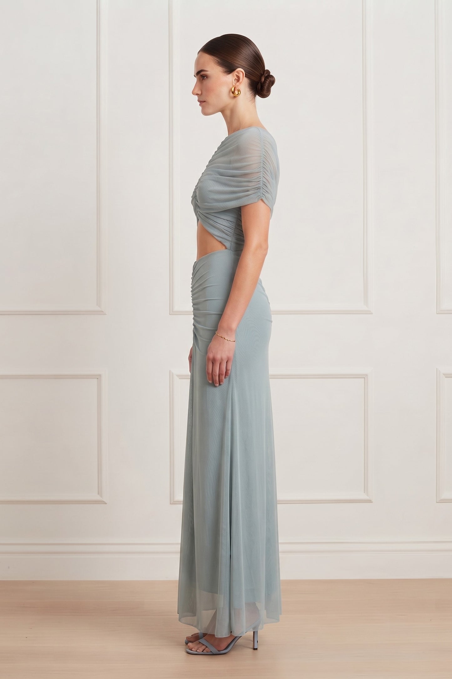 VESTIDO MESH CUT OUT