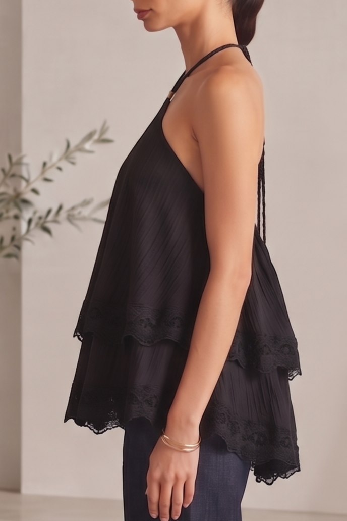 BLUSA CAPAS & ENCAJE