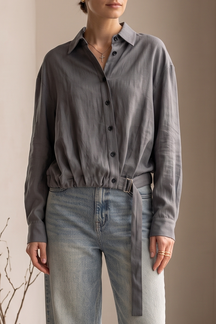 CHAQUETA BOTONES ASIMETRICOS