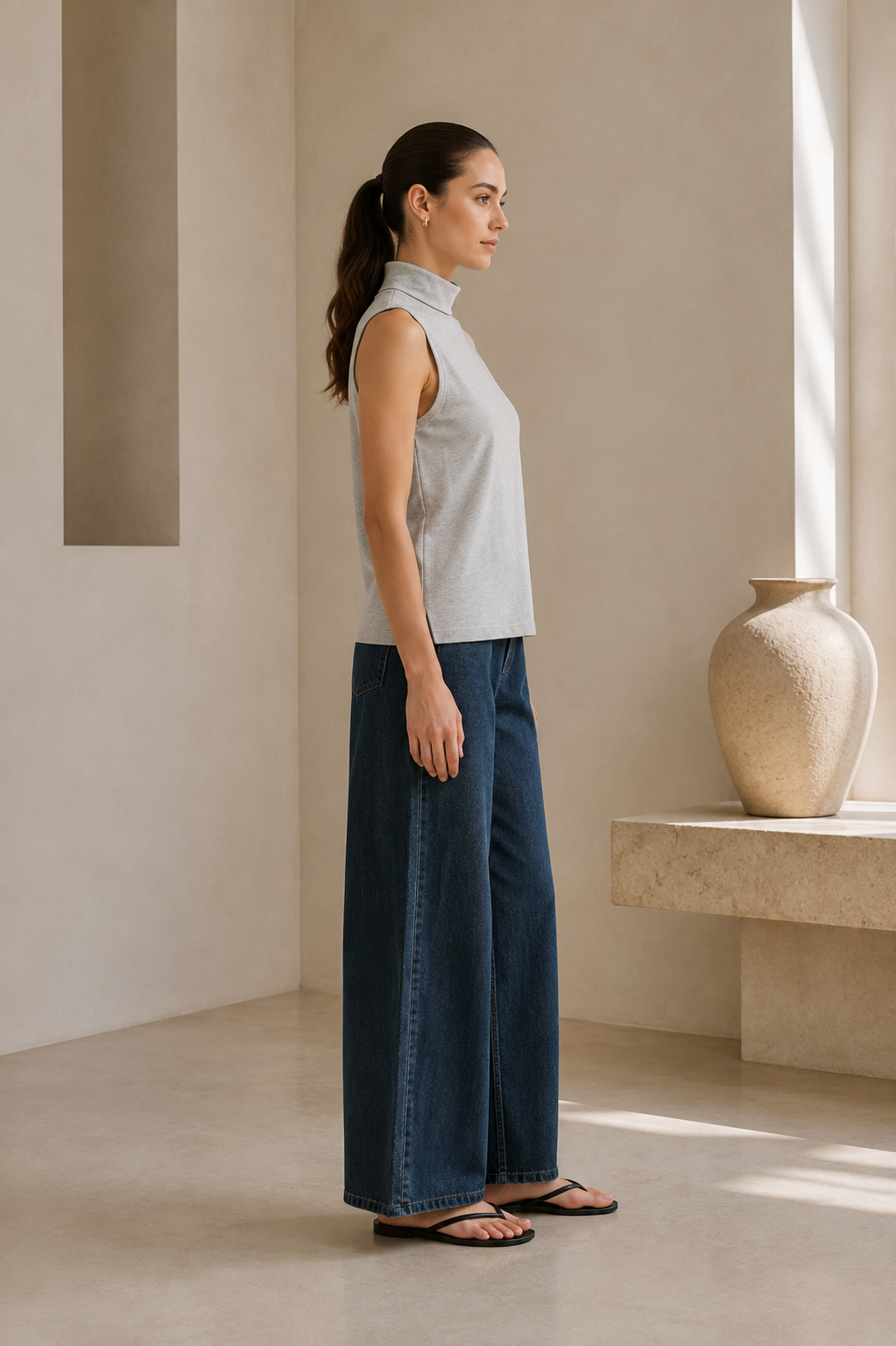 JEANS TEXTURA & CINTO