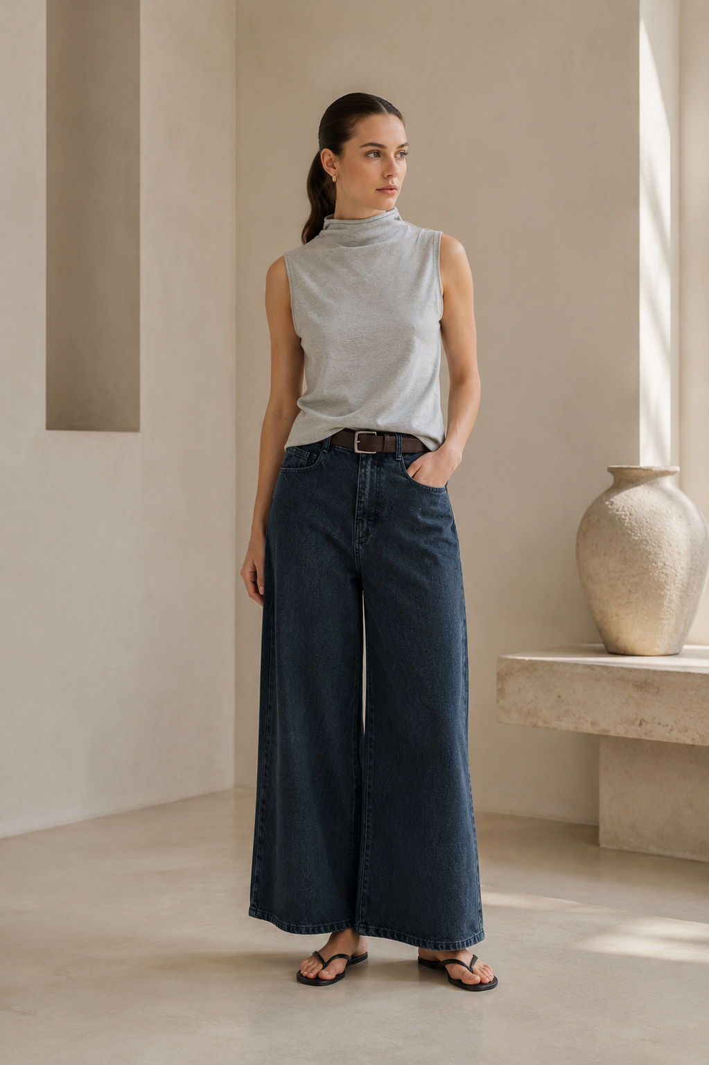 JEANS TEXTURA & CINTO