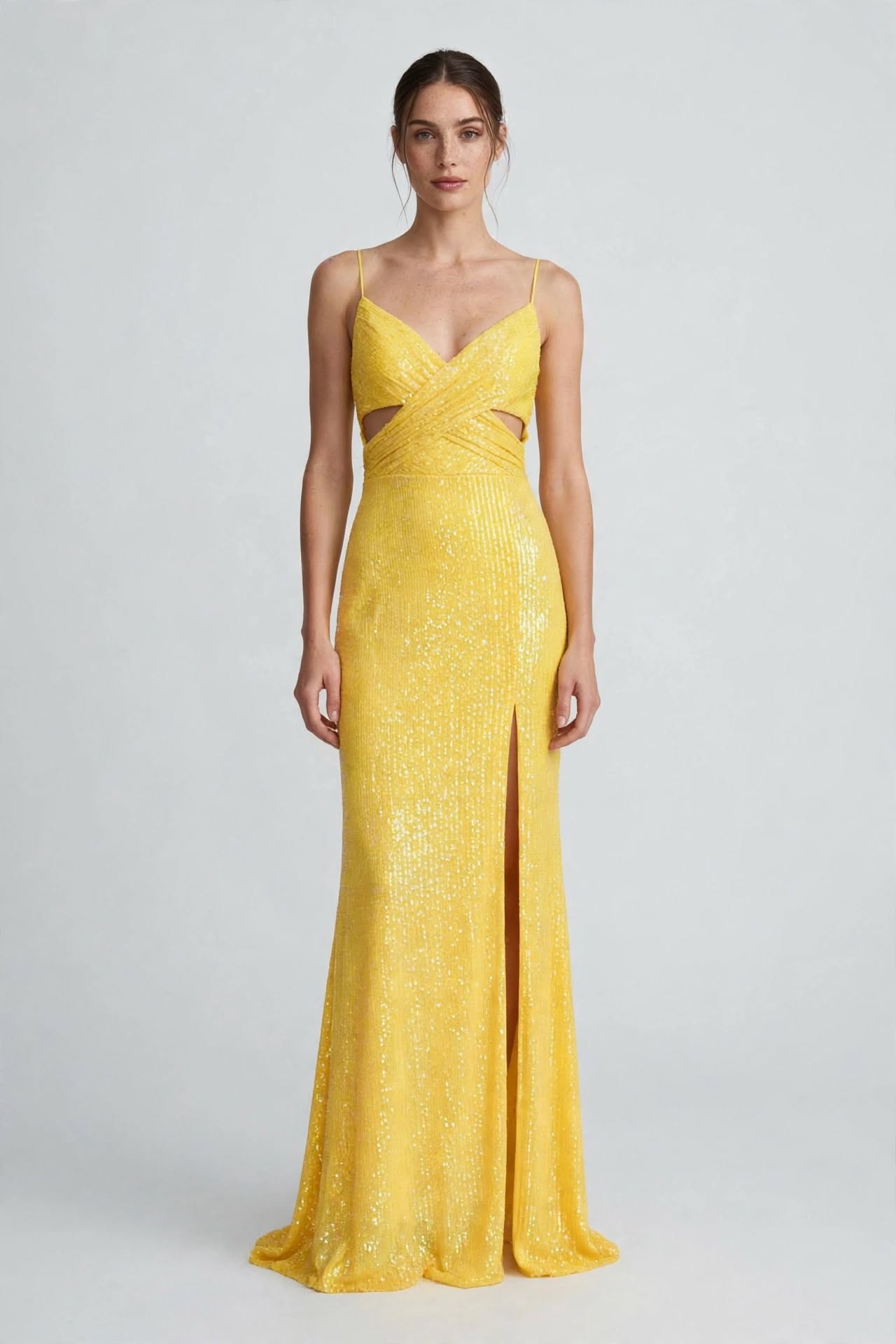 VESTIDO ABERTURAS COSTADOS