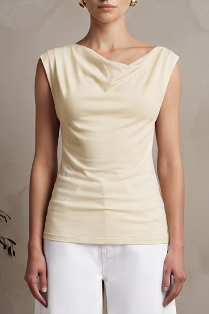 BLUSA HOMBROS IRREGULARES