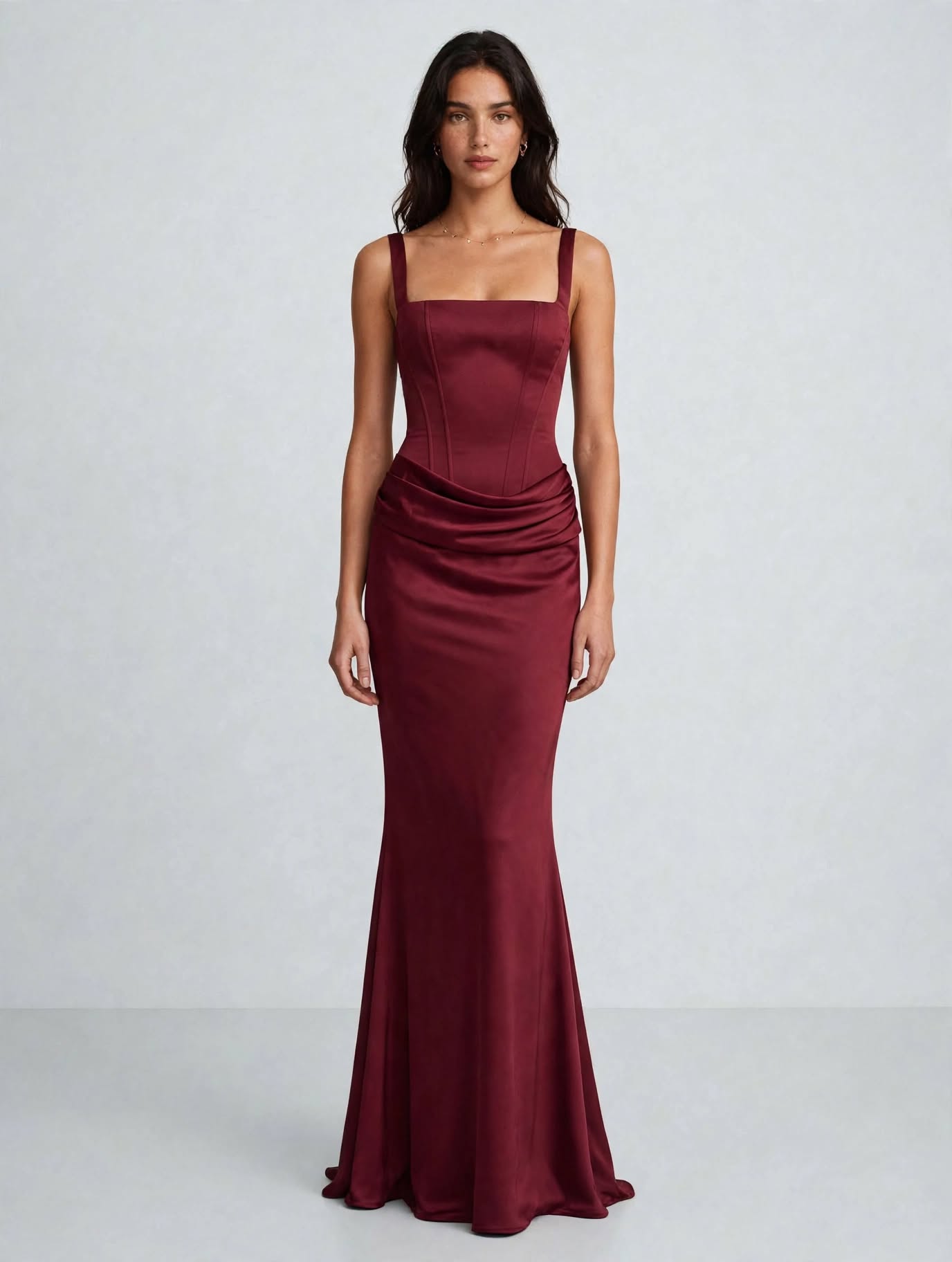 VESTIDO DRAPEADO & CORSET