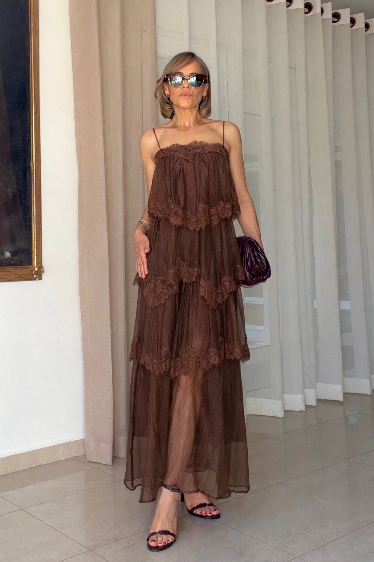 VESTIDO CAPAS & ENCAJE