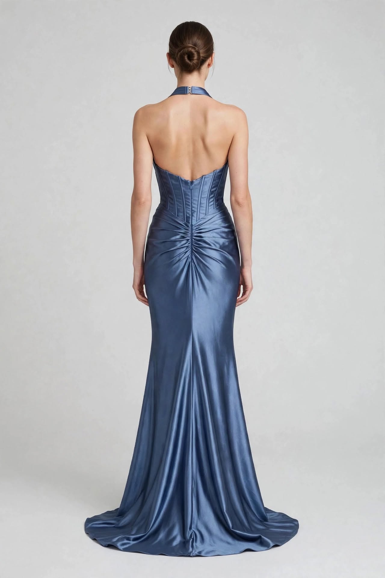 VESTIDO SATINADO HALTER