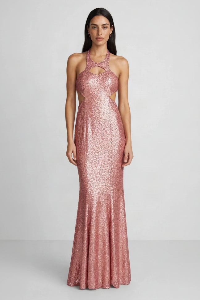 WAIST OPENING DRESS