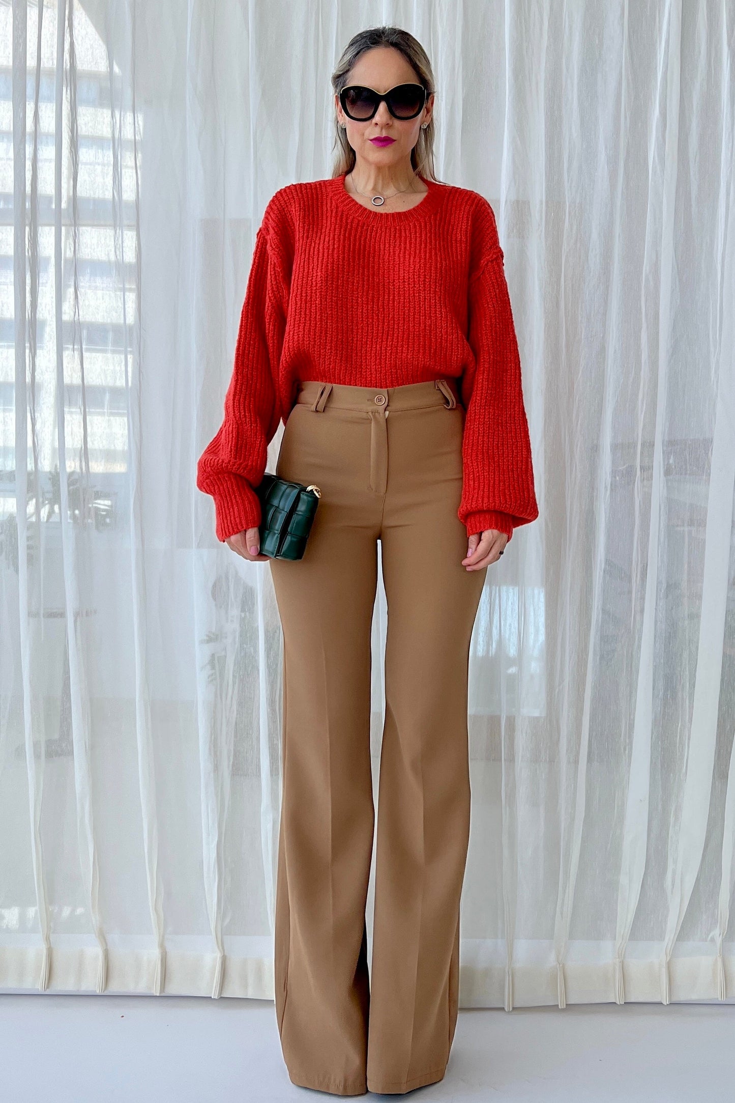 WIDE LEG TROUSERS