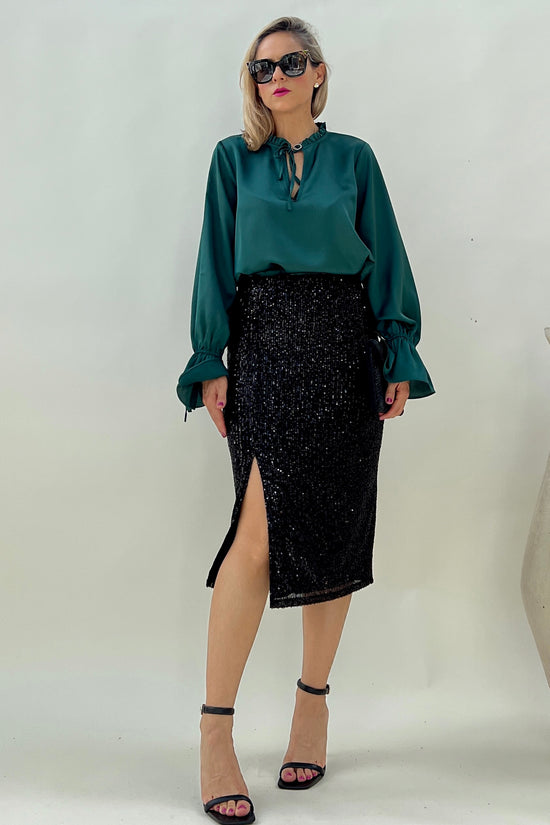 Load image into Gallery viewer, SEQUIN SKIRT
