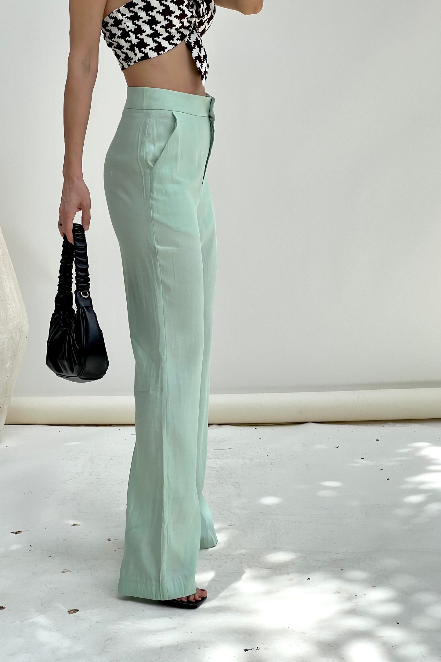SATIN TROUSERS