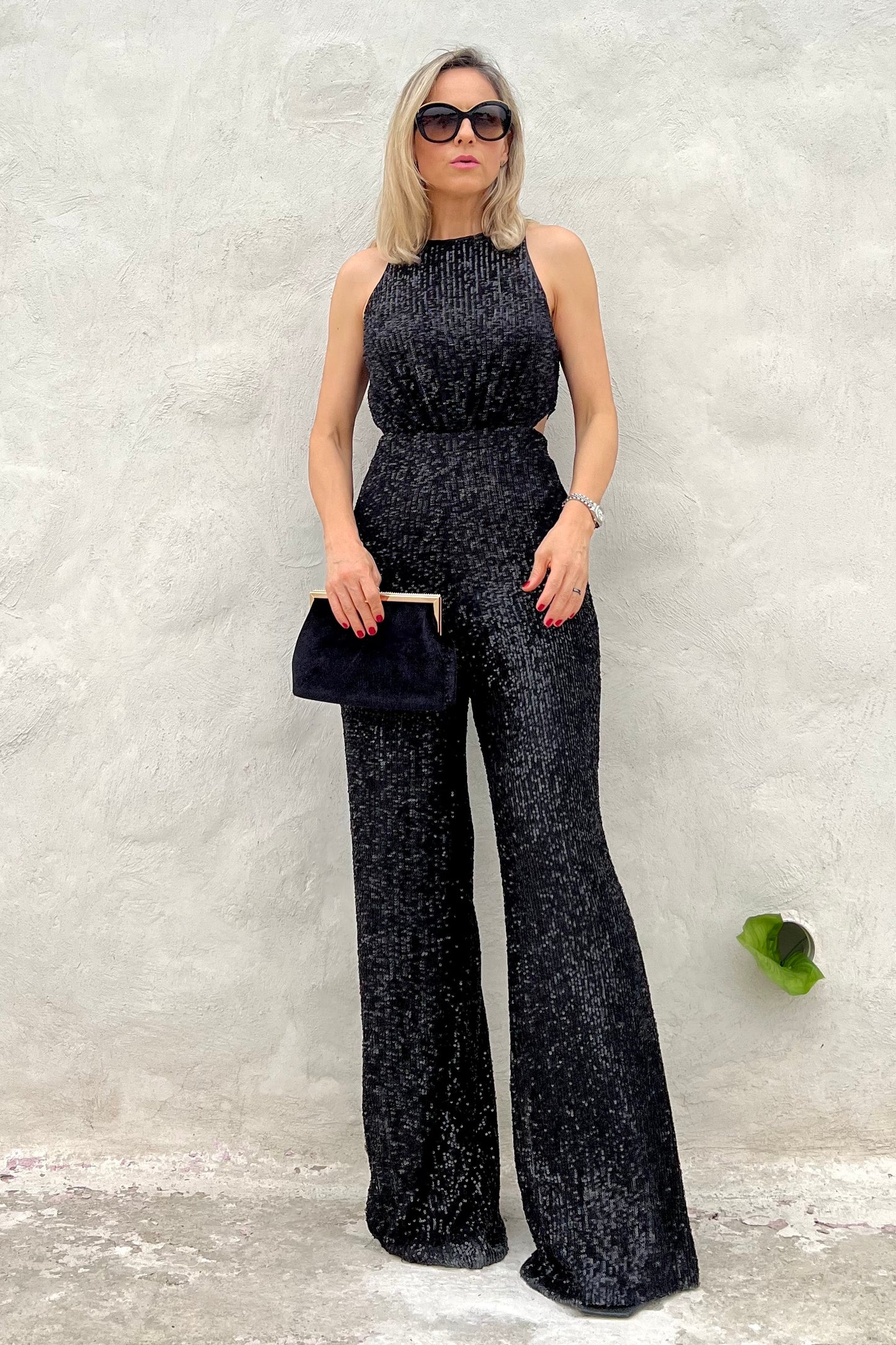 Load image into Gallery viewer, SEQUIN JUMPSUIT
