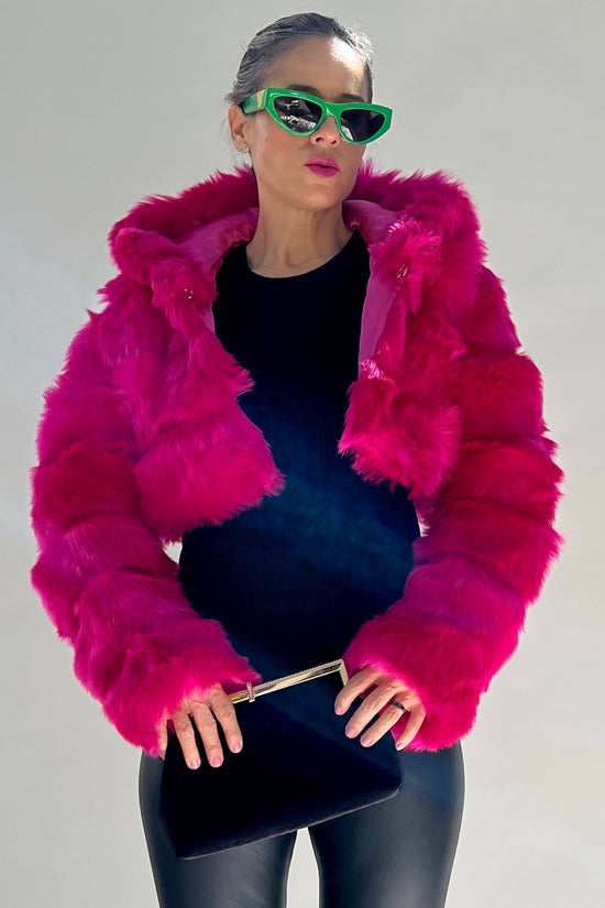 Load image into Gallery viewer, TODDY FAUX FUR JACKET
