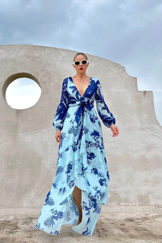 Load image into Gallery viewer, LEAVES MAXI DRESS
